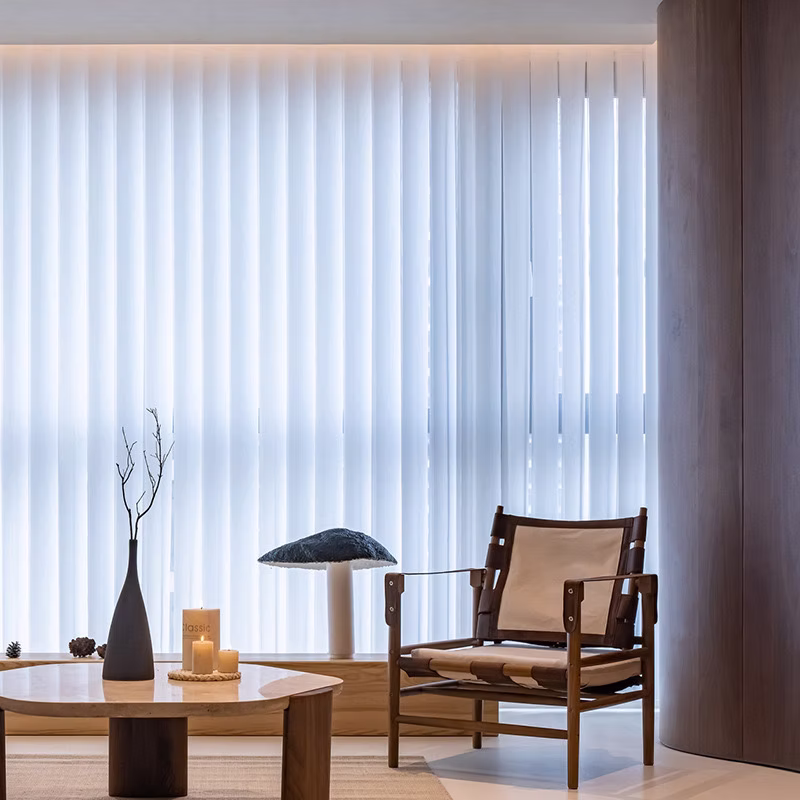 High-quality vertical drapes for large windows