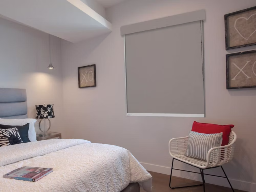 Blockout roller blinds for living room