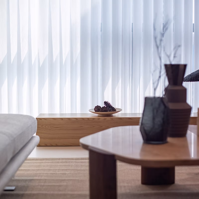 Veri Shades style vertical drapes for modern spaces