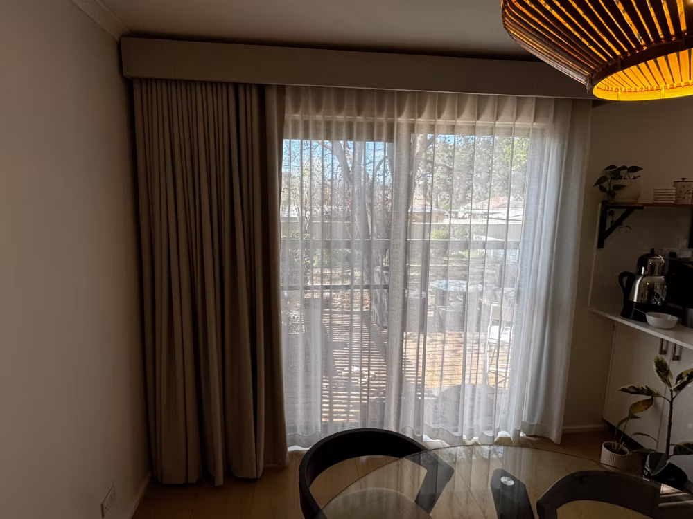 Custom curtains for floor-to-ceiling windows