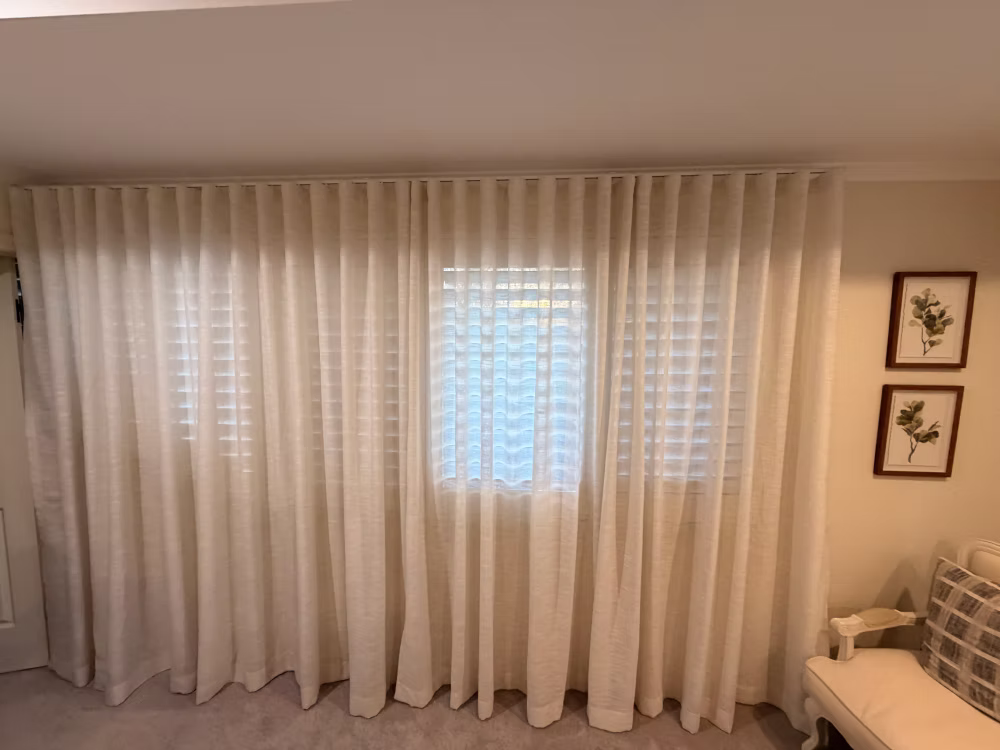 Designer curtains installed in Canberra homes