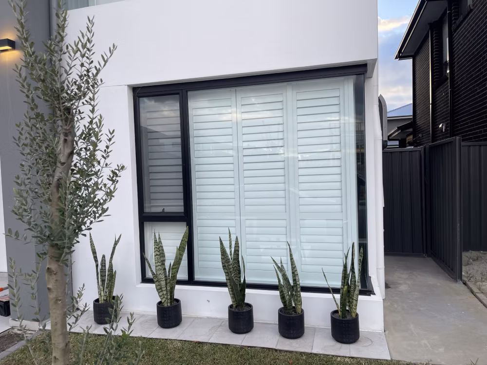 Modern shutter installation project